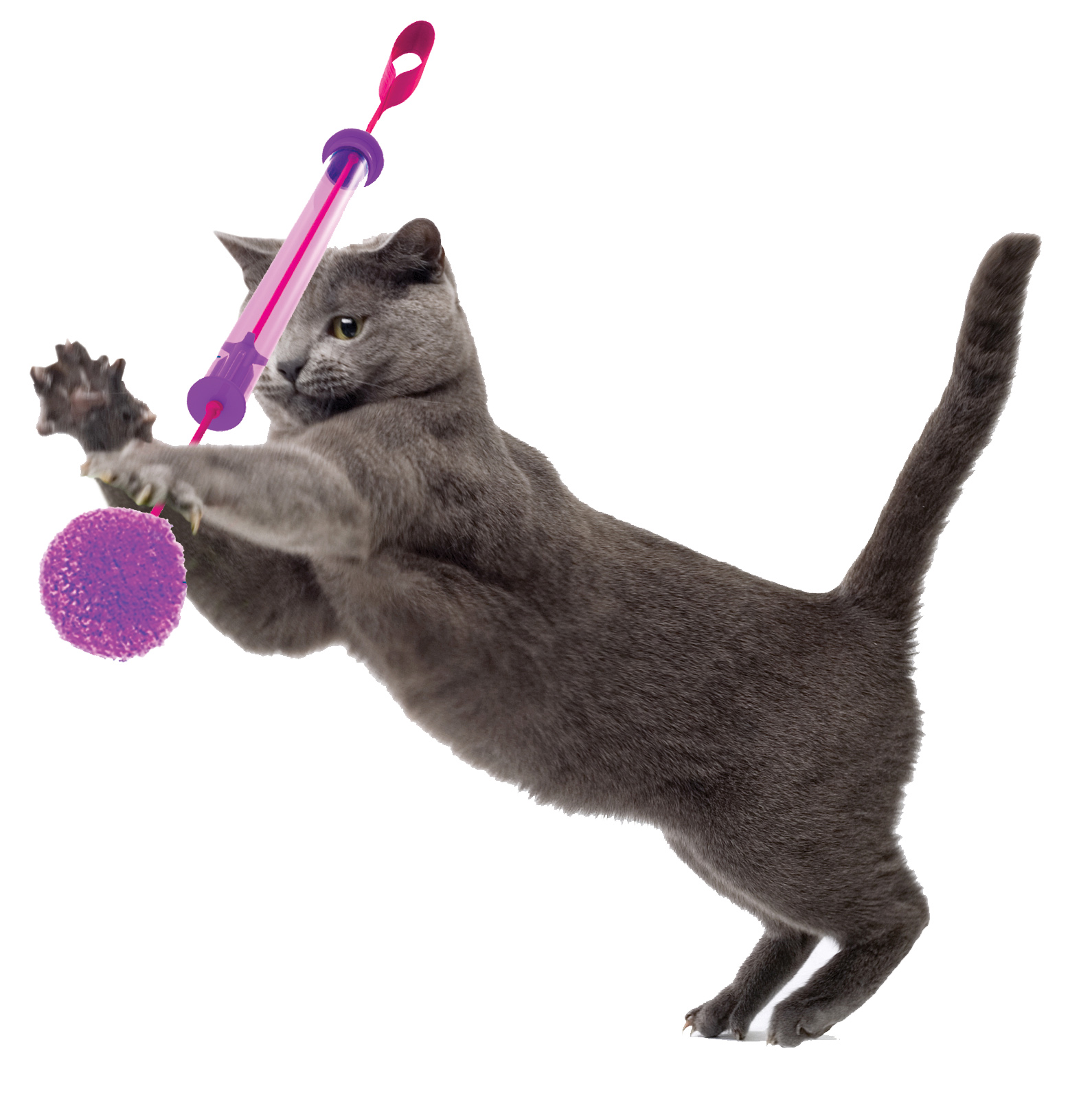 KITTY TUG 'N TREAT W/NIP 20" Ethical Pet