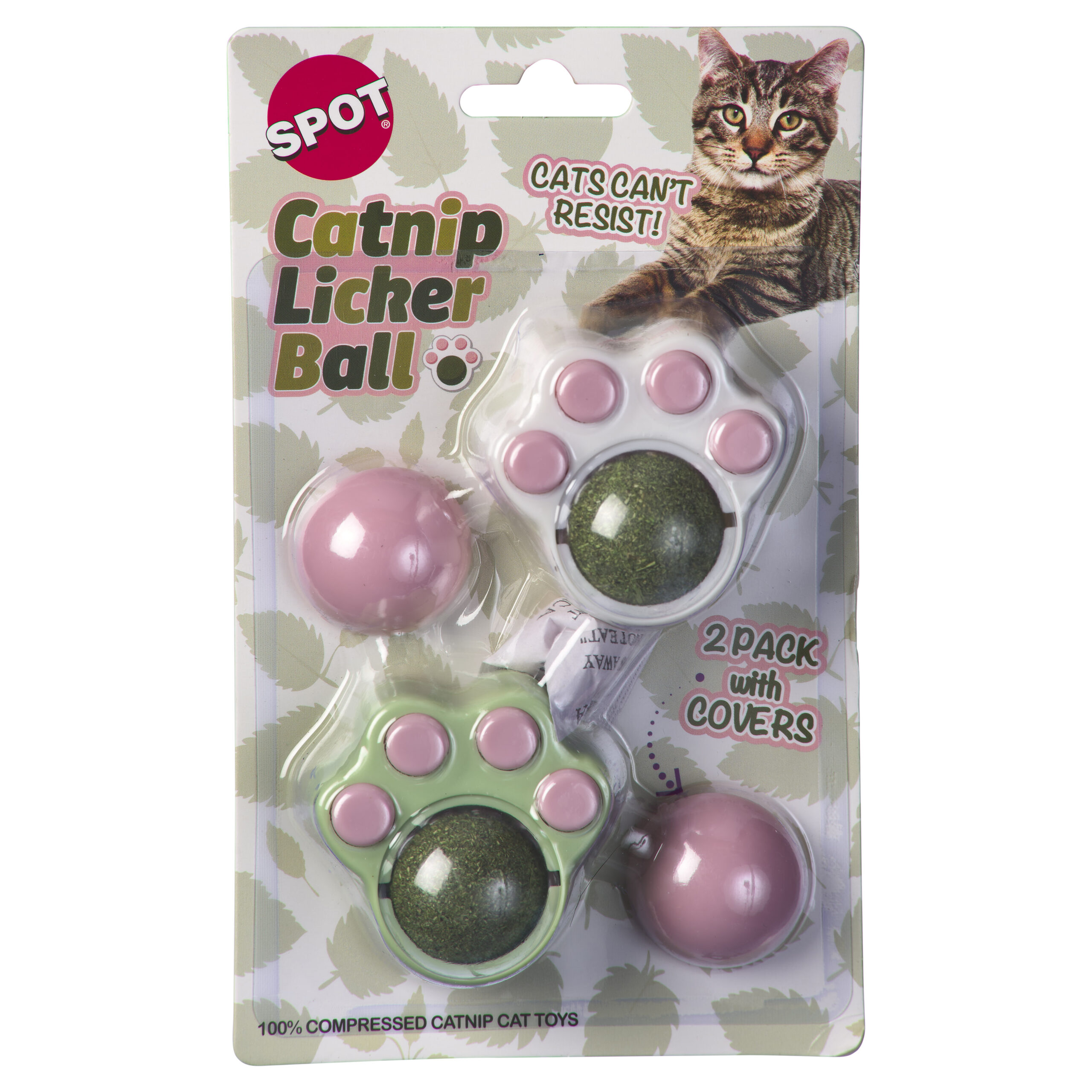 LOVOICE Cat Catnip Balls | Cat Toy Interactive Catnip Ball Teething